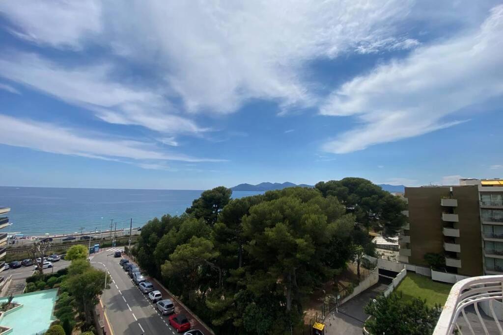 C060-Bel Appartement Avec Vue Mer - Picaud Cannes Eksteriør bilde